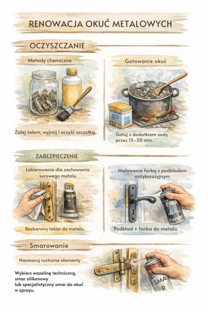Renowacja okien drewnianych i okuć metalowych - sposoby