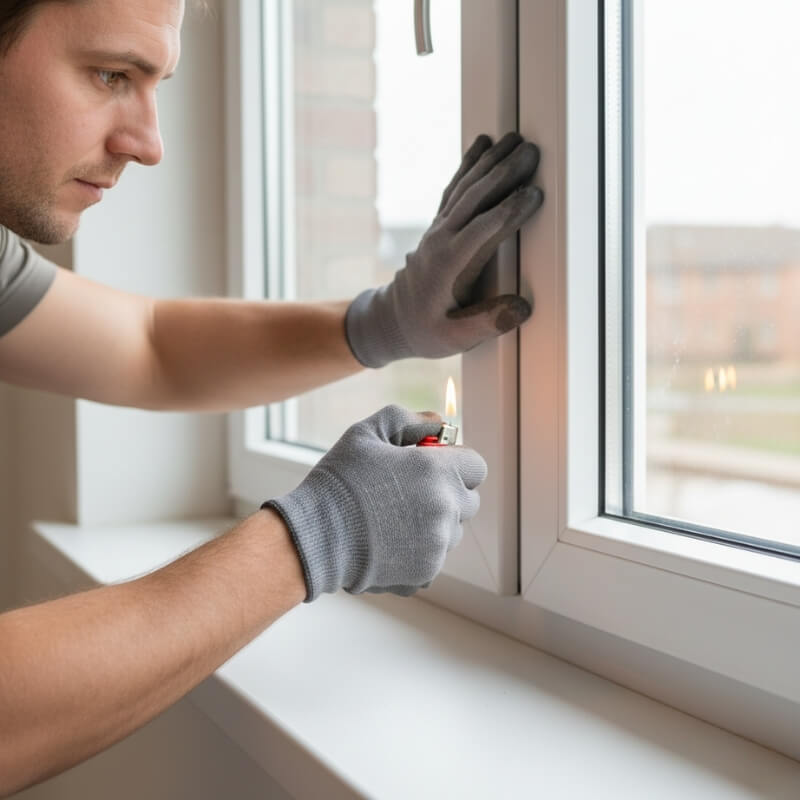 test uszczelnienia okien