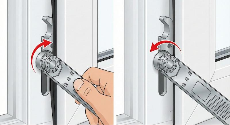 regulacja docisku okien na zimę regulacja docisku okien na lato